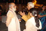 Shriji Arvind Singh Mewar interacting with the guests